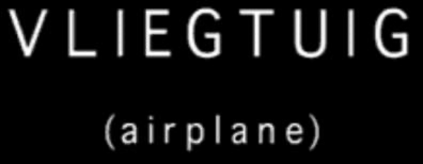 Vliegtuig / Airplane