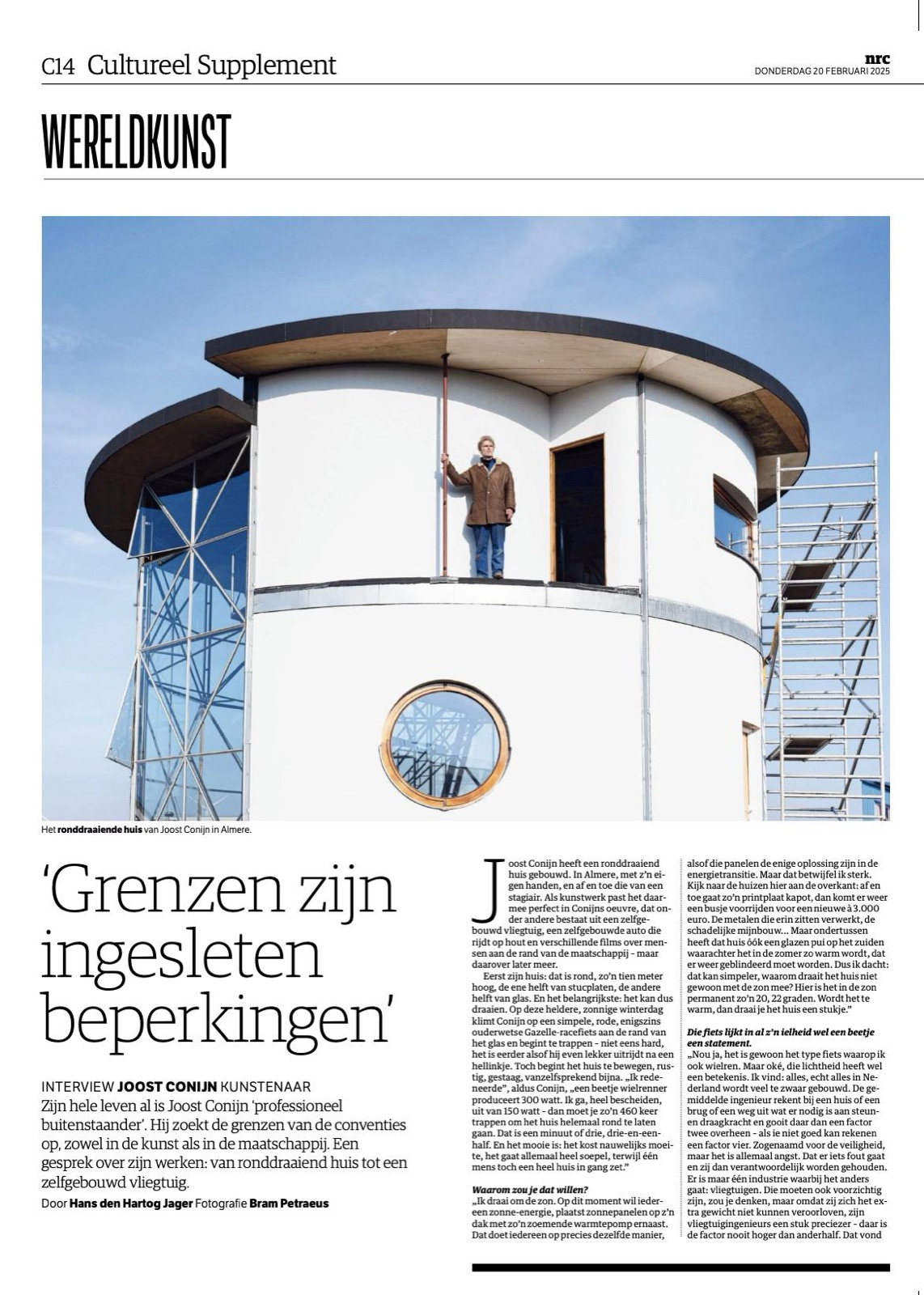 NRC: 'Grenzen zijn ingesleten beperkingen'