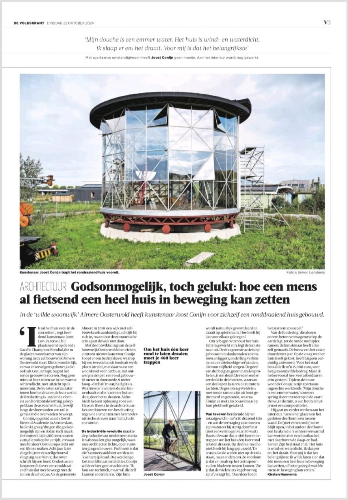 Volkskrant: Godsonmogelijk, toch gelukt